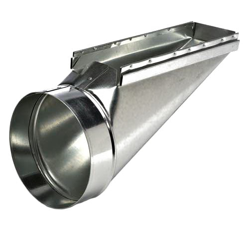 GRAY METAL SOUTH 14X6X8-112RF DUCT BOOTS