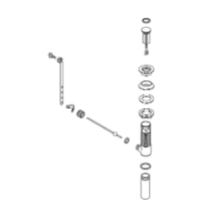 KOHLER K-1037023-BN BATH DRAINS & PARTS