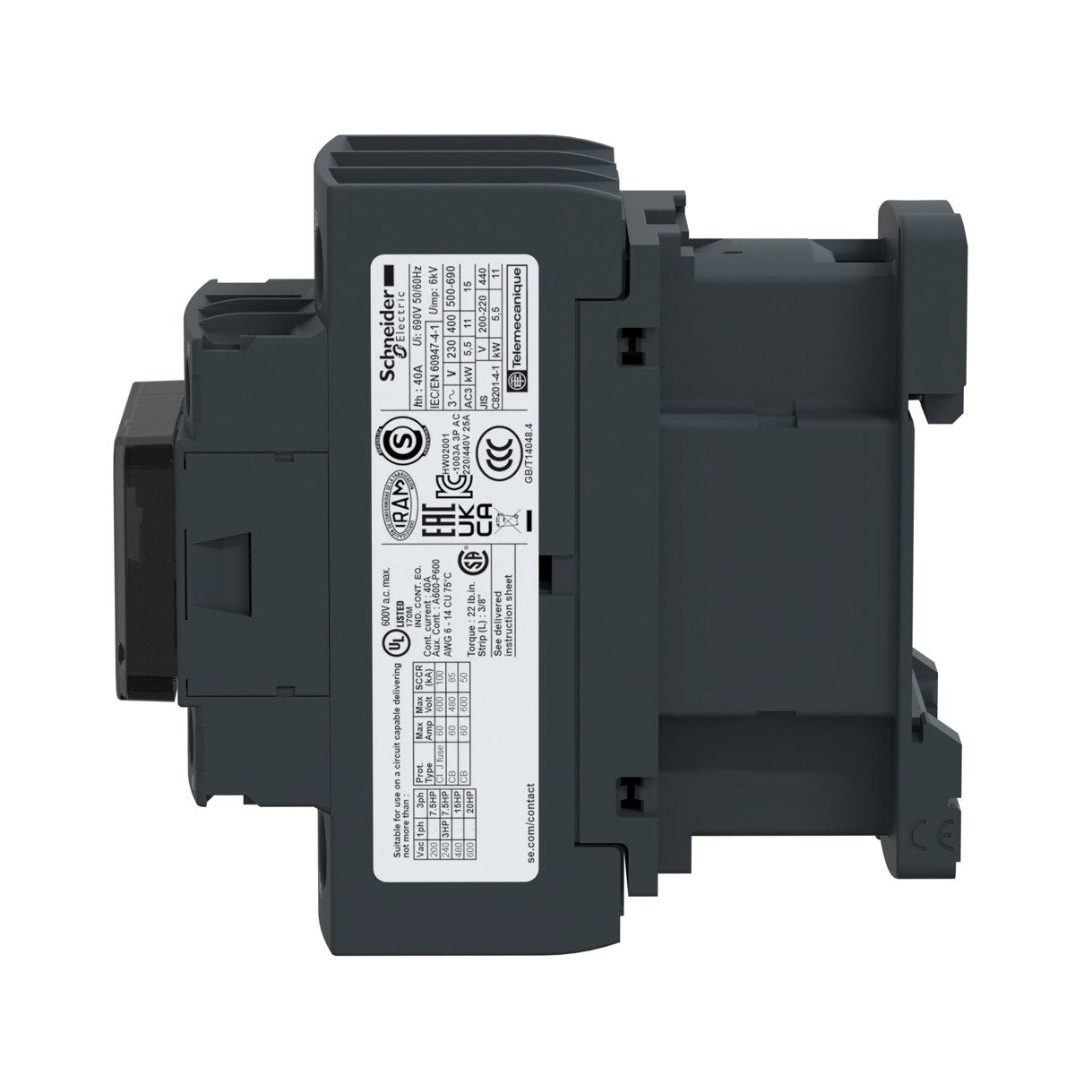 SCHNEIDER ELECTRIC LC1D25JD CONTACTORS