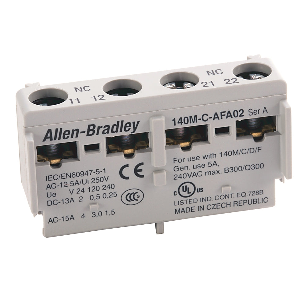 ROCKWELL AUTOMATION 140M-C-AFA10 AUXILIARY SWITCHES