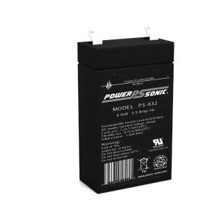 POWER SONIC PS-632 BATTERIES