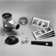 Weil McLain 382200435 Termination Kit Through Roof or Chimney