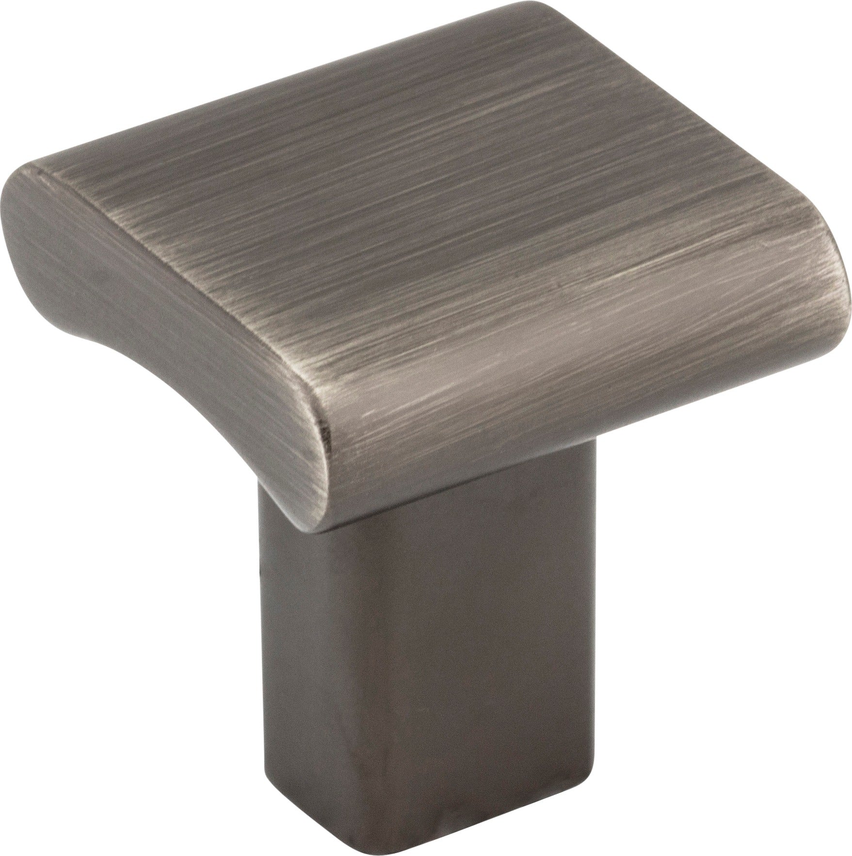 ELEMENTS Elements 183BNBDL Square Cabinet Knob Brushed Pewter