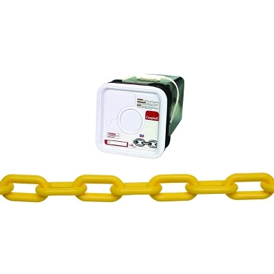 Campbell 990836 Plastic Chain Trade Size 8 Decorative Non-Load Bearing Yellow