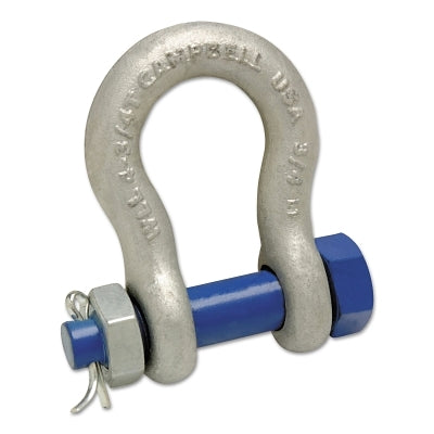 Campbell 5391235 999-G Series Anchor Shackles 4.75 Tons 3/4 in Bail Size Secured Bolt & Nut