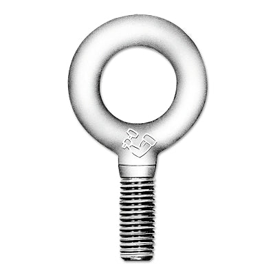 Campbell 7100123 Plain Thread Eye Bolt Silver