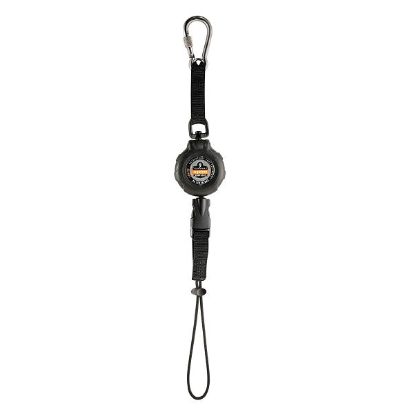 Ergodyne 19301 Squids 3001 Retractable Tool Lanyard 2lb Cap Black