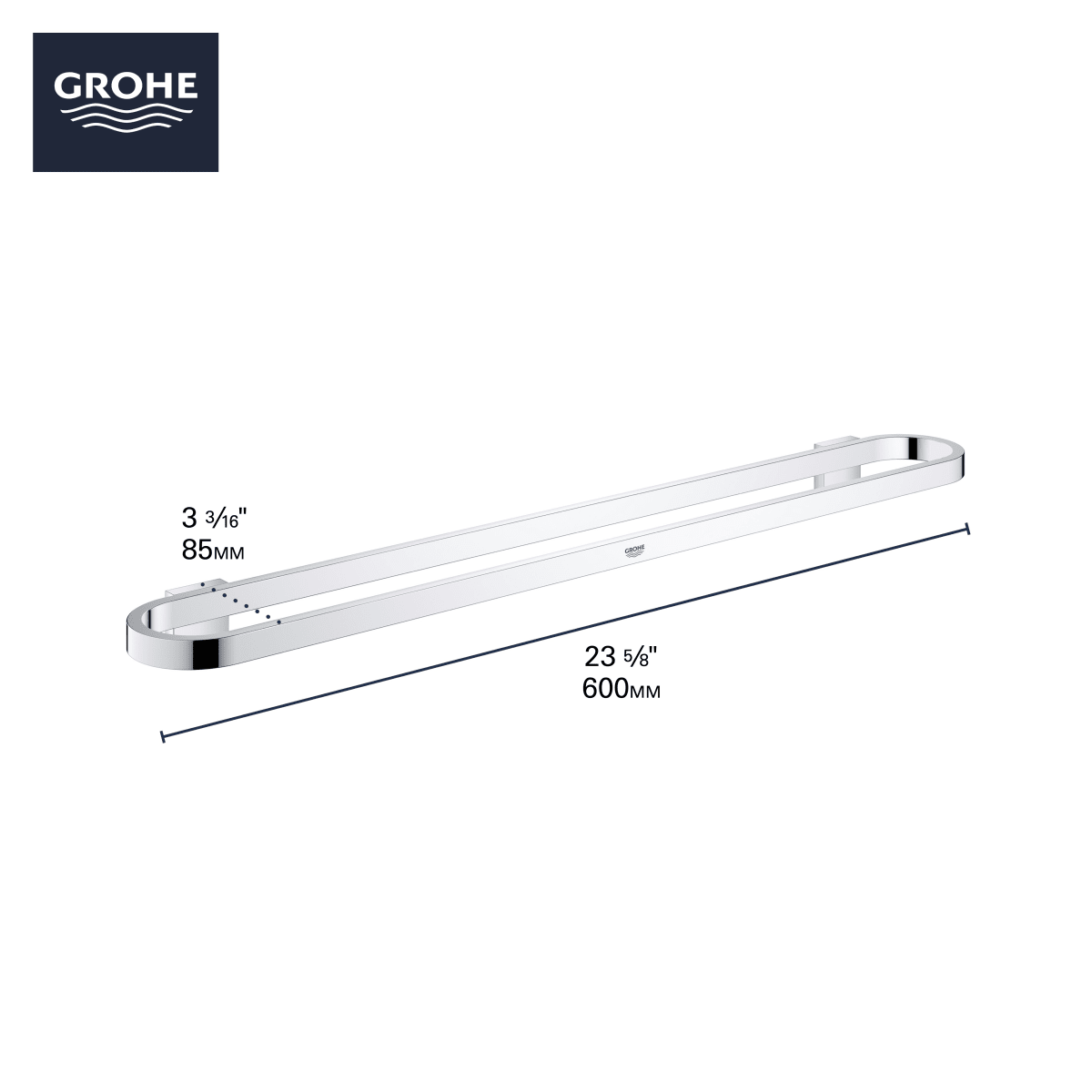 GROHE 41056GN0 BATH GRAB BARS