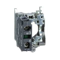 Schneider Electric ZB4BZ101 Harmony, 22mm Push Button, XB4B Operators, Contact Block w/ Mounting Collar, 1 NO, Screw Clamp Terminal