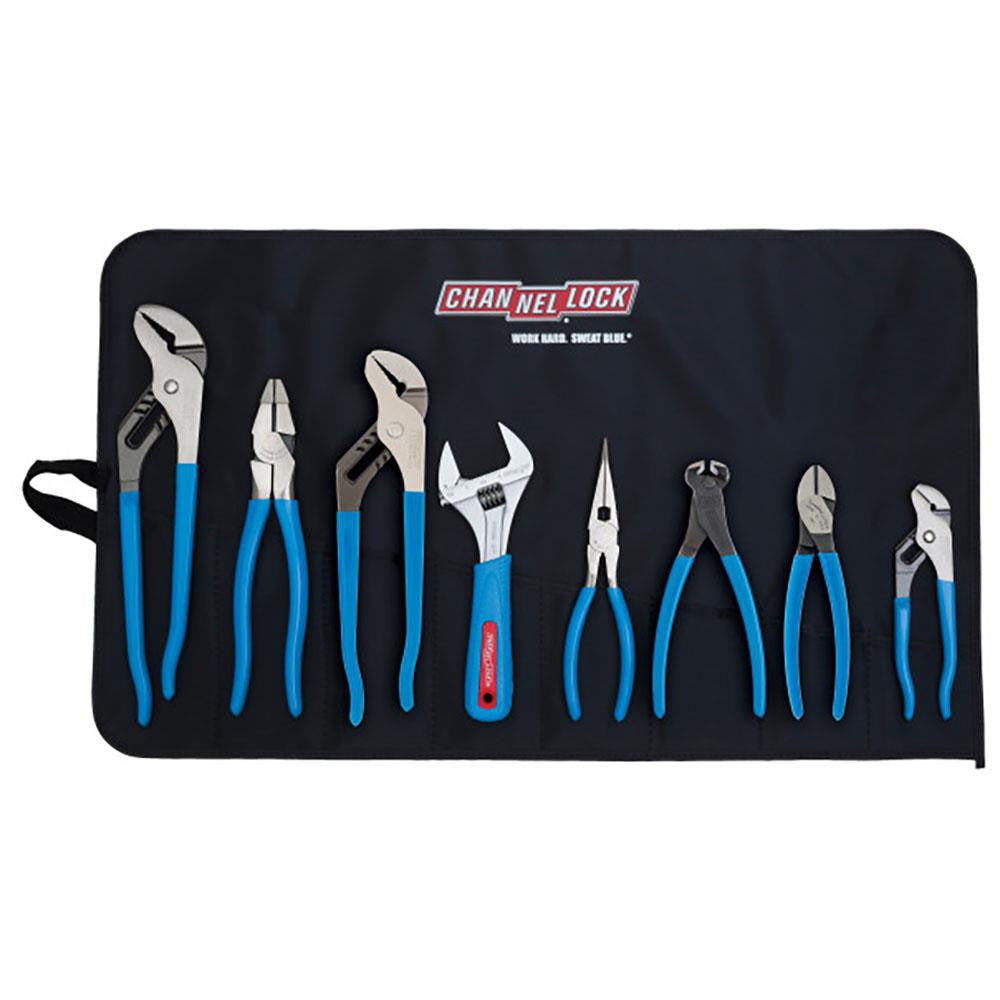 CHANNELLOCK Channellock Tool Roll-8 8-piece Plier Set Tool Roll