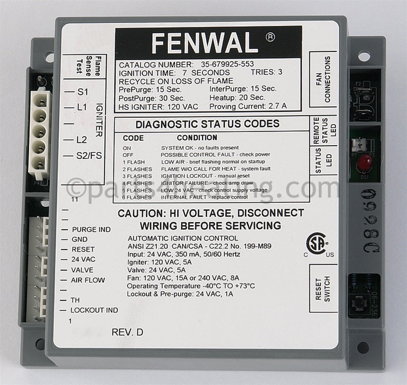 TELEDYNE CONTROLS 35-679925-553 IGNITION CONTROL BOARDS