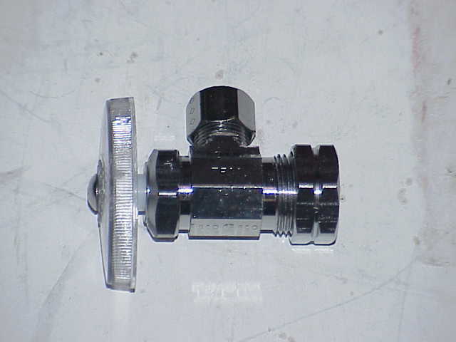 Brasscraft OPCVA53C Polybutylene Chrome Plated Water Shutoff Valve