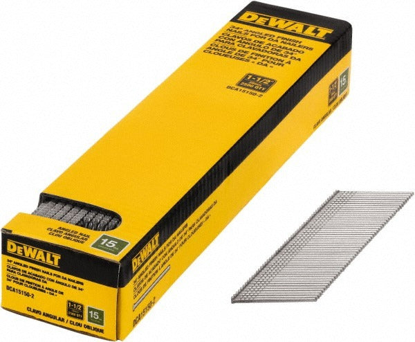 DEWALT Dewalt DCA15150-2 Finishing Nails 1-1/2 in 34 Deg 2500 Ct