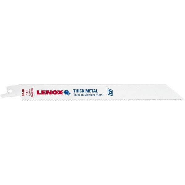 LENOX Lenox 1855570 Reciprocating Saw Blade 8 in Bi-metal 14 Tpi