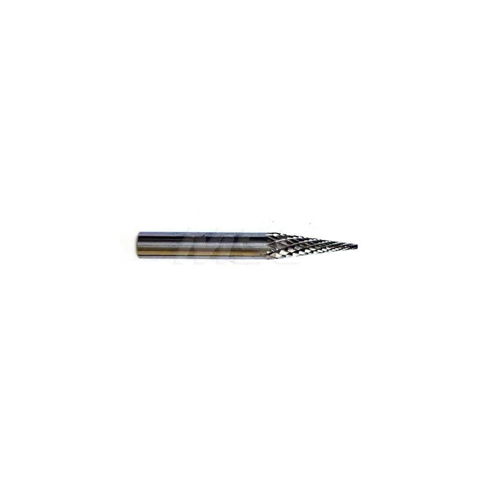 HERTEL Hertel SZ20020C Abrasive Bur Cone Double Cut 1/4 in Shank