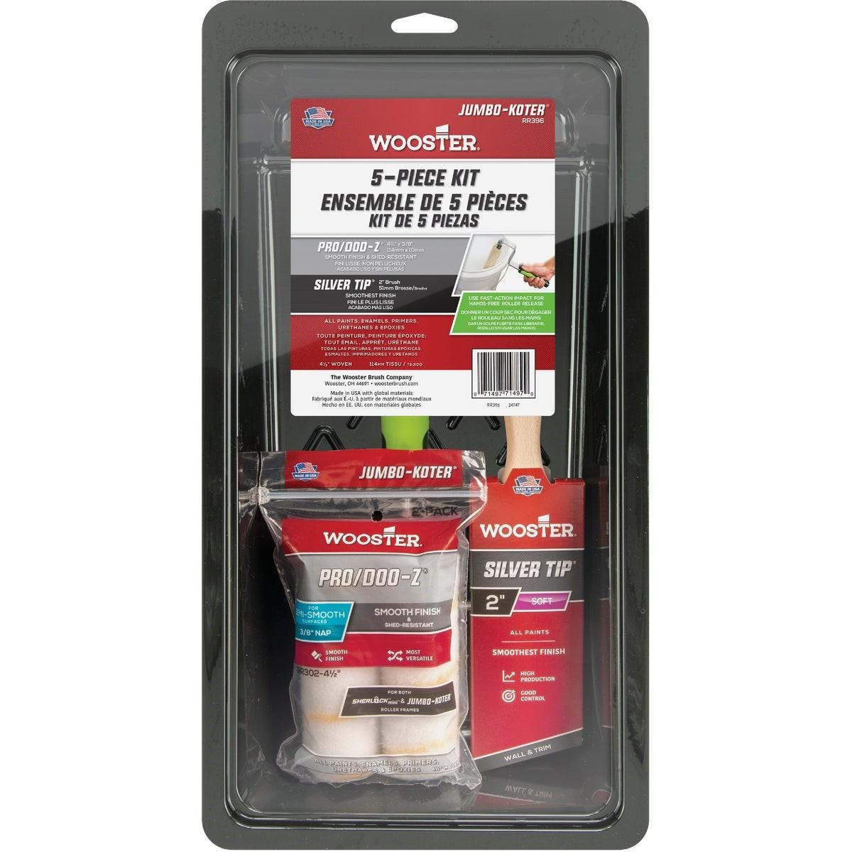 WOOSTER BRUSH RR396-41/2 BRUSHES, ROLLERS & TRAYS