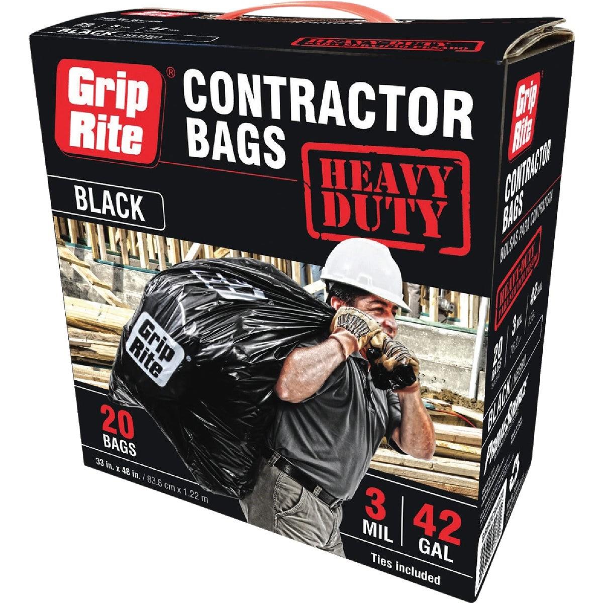 GRIP-RITE GRHDCBAG20 TRASH LINERS