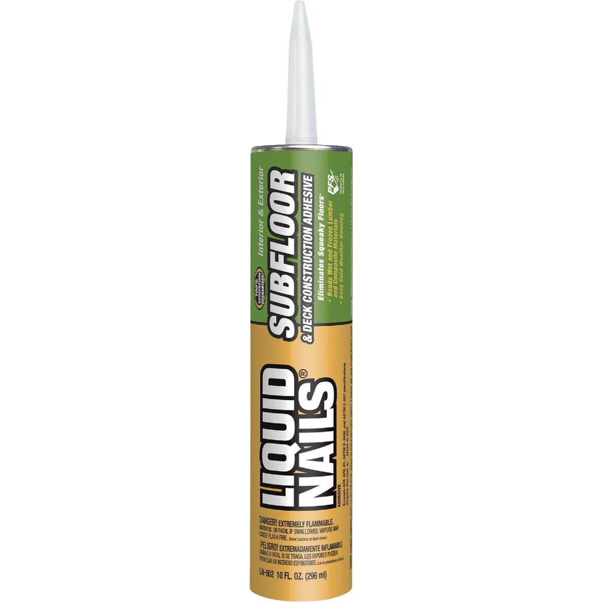 LIQUID NAILS LN602 ADHESIVES, GLUES & CEMENTS
