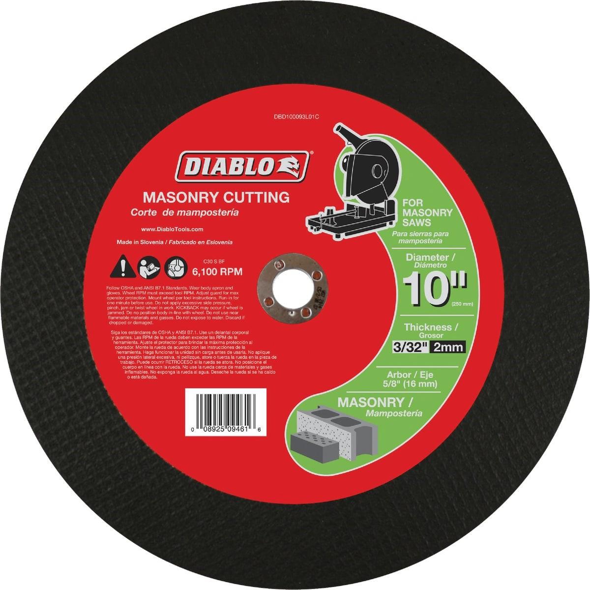 DIABLO DBD100093L01C CUT-OFF SAWS & DISCS