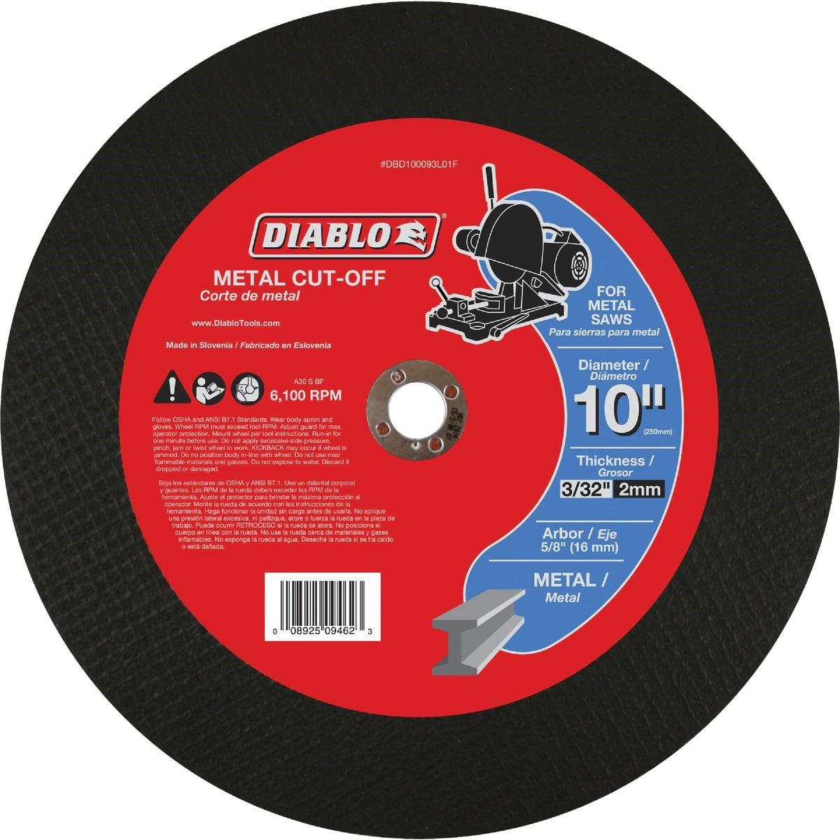 DIABLO DBD100093L01F GRINDING & CUT OFF WHEELS