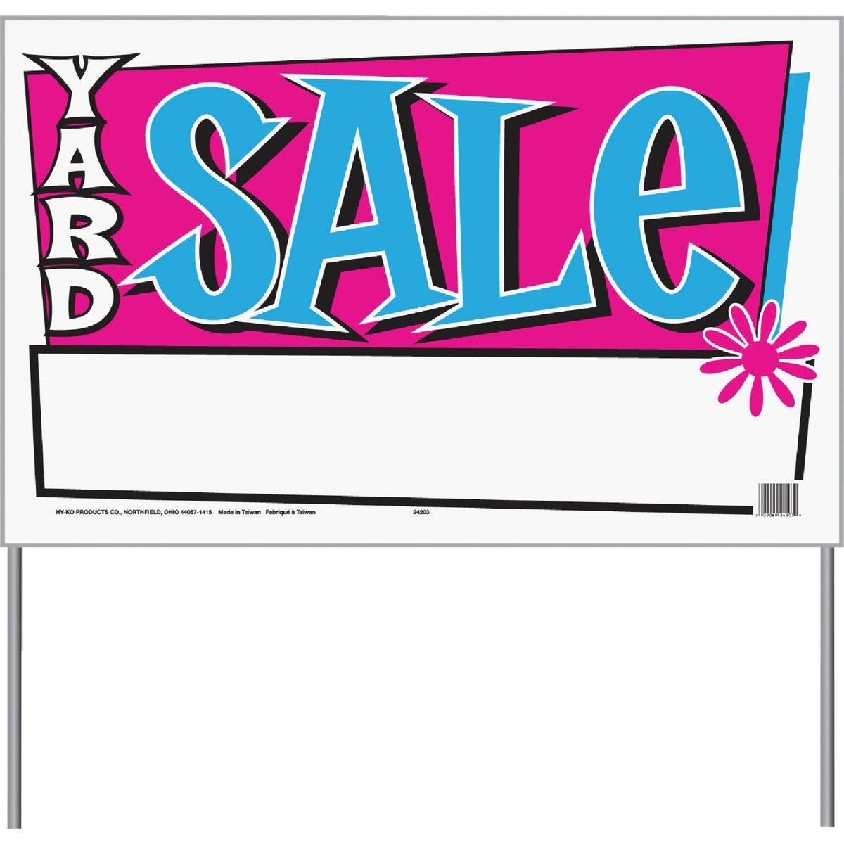 HY-KO 24203 SIGNS AND SIGN HOLDERS