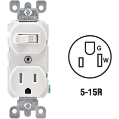 LEVITON R62-T5225-0WS TOGGLE SWITCHES