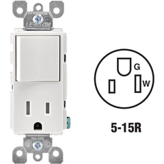 LEVITON R62-T5625-0WS TOGGLE SWITCHES
