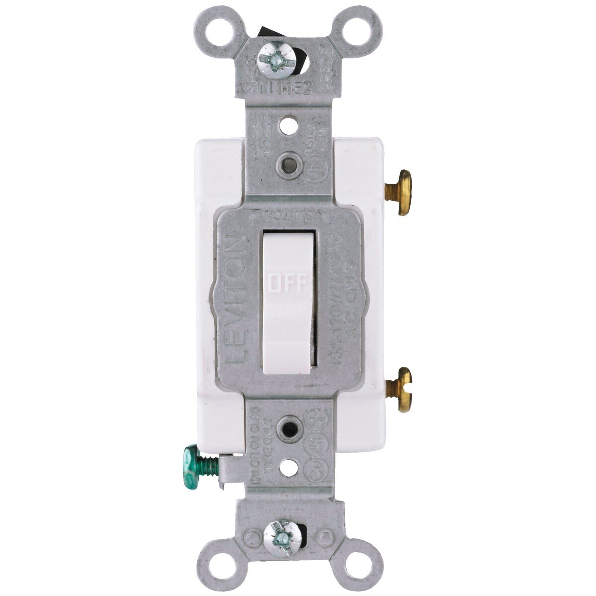 LEVITON S08-CS120-2WS TOGGLE SWITCHES