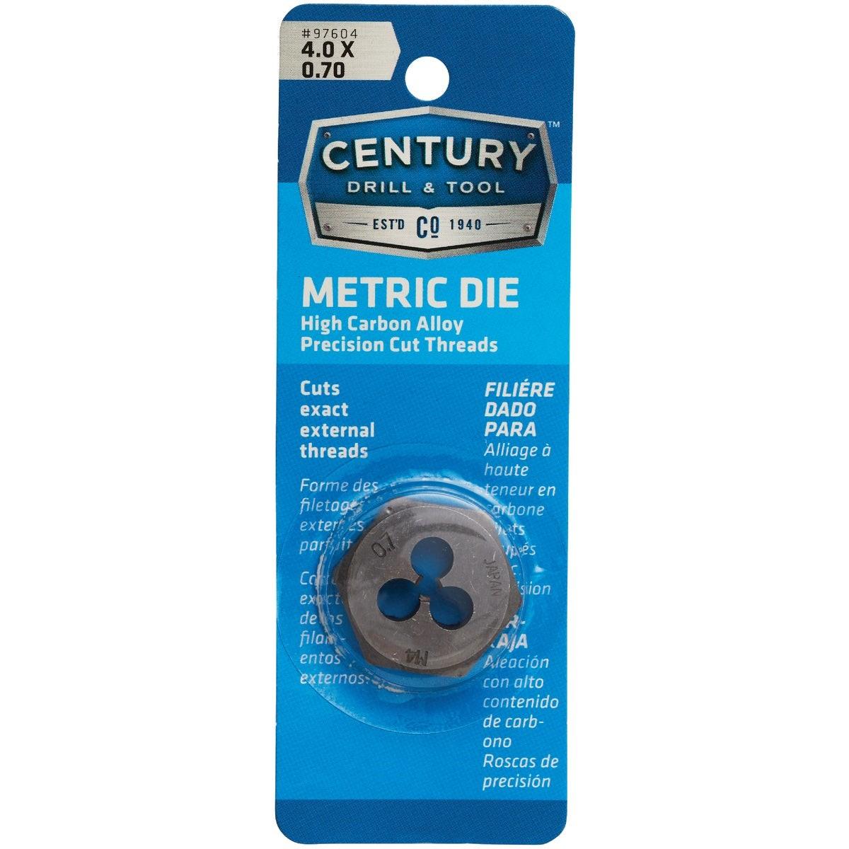 CENTURY DRILL & TOOL 97604 PIPE THREADER PIPE DIES & DIE HEADS