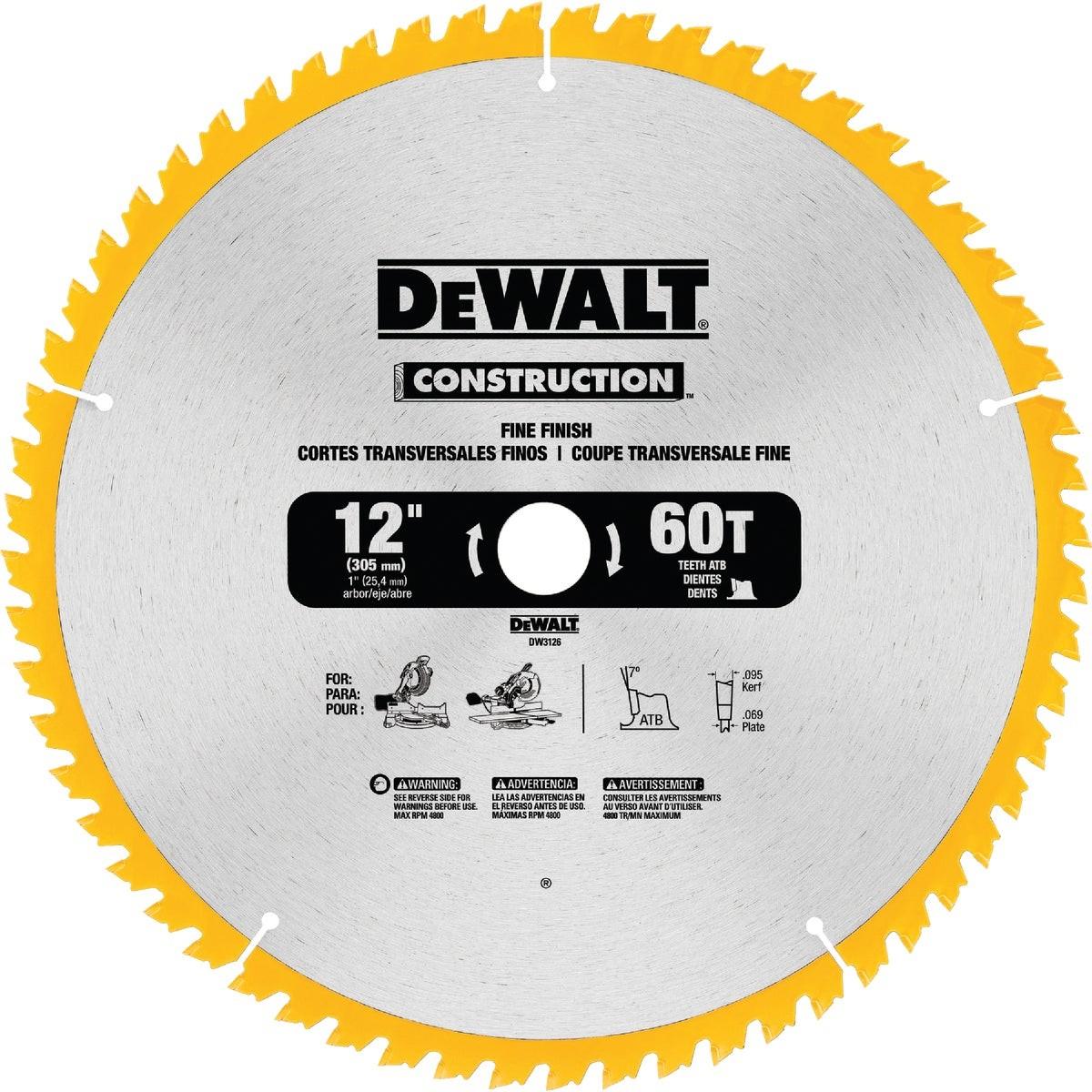 DEWALT DWA11260 CIRCULAR SAW BLADES