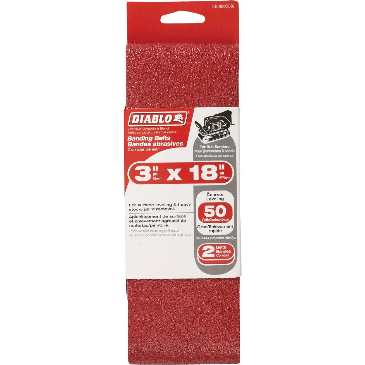 DIABLO DCB318050S02G SANDING BELTS