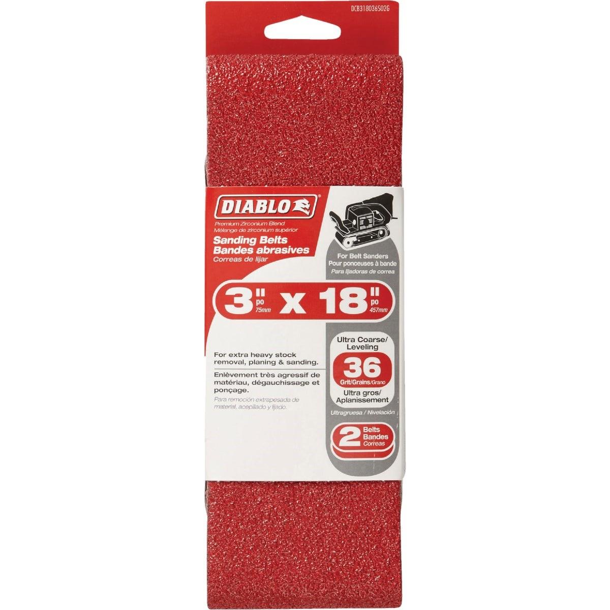 DIABLO DCB318036S02G SANDING BELTS