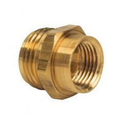 BrassCraft HU12-8-12X Lead Free Garden Hose Adapter 1/2 FIP x 3/4 MHT Brass