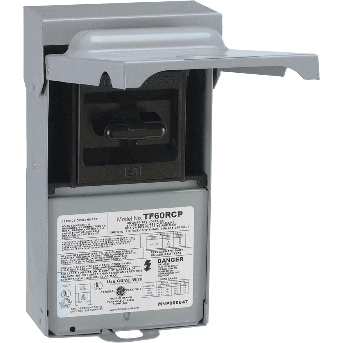 GENERAL ELECTRIC TF60RCP DISCONNECTS