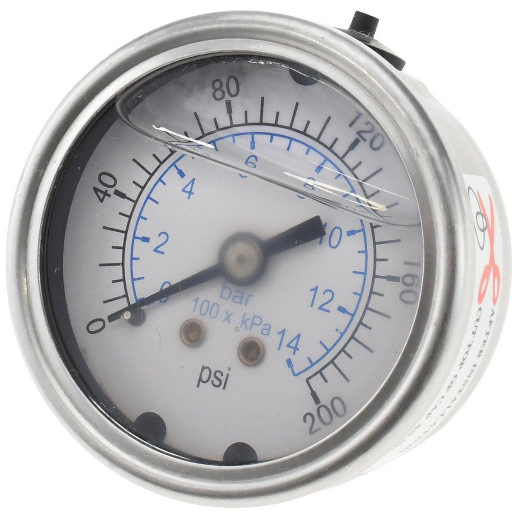 VALUE COLLECTION Value Collection 115AB20200 Pressure Gauge 200 Psi