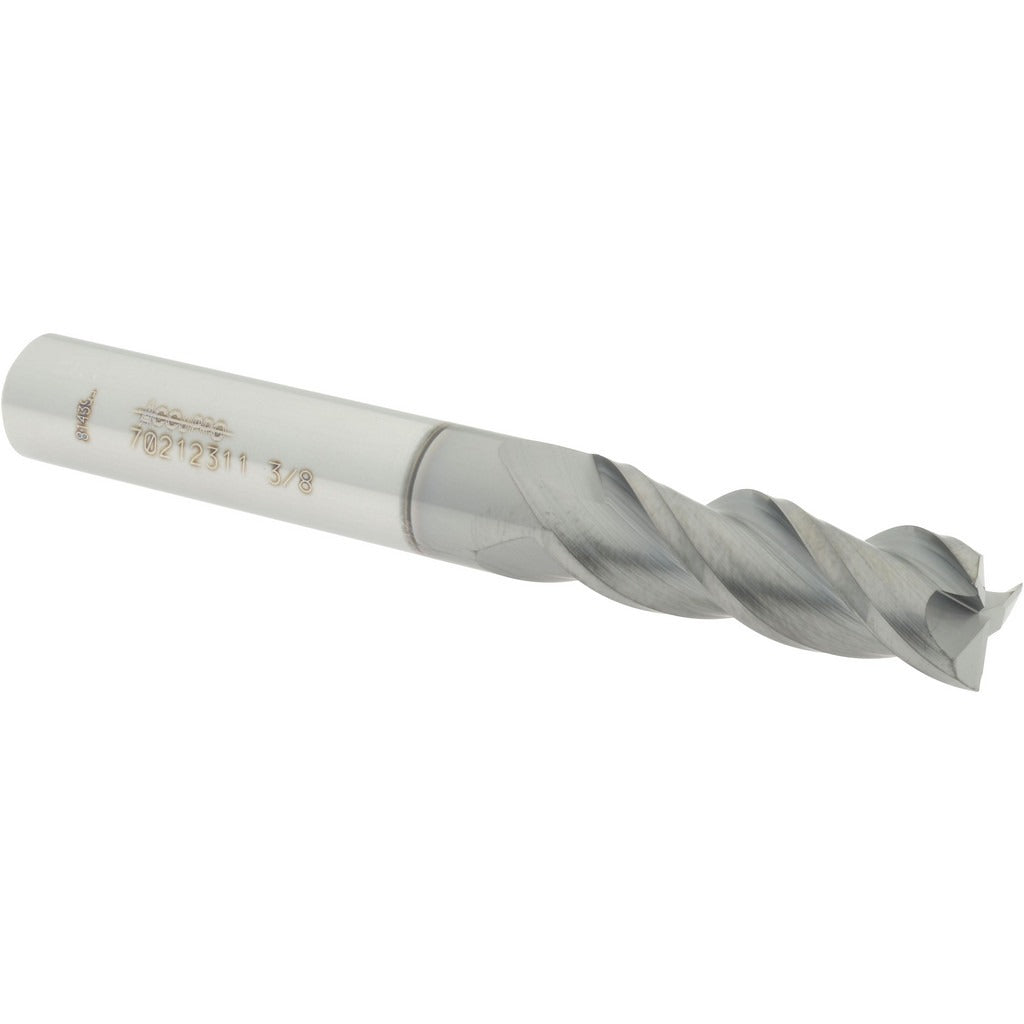 ACCUPRO Accupro 12178925 Square End Mill 3/8 in 3 Flute Carbide