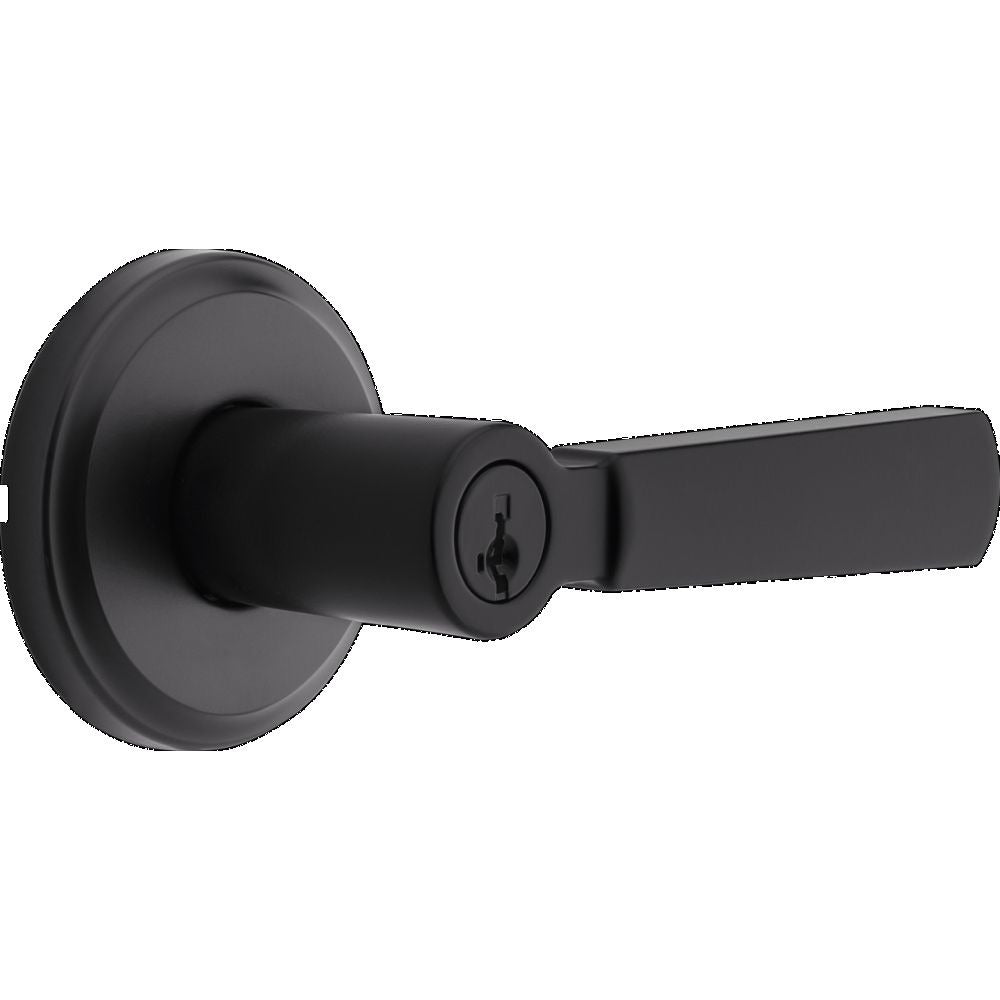KWIKSET Kwikset 740PHL-514S Perth Lever Entry Lock Matte Black