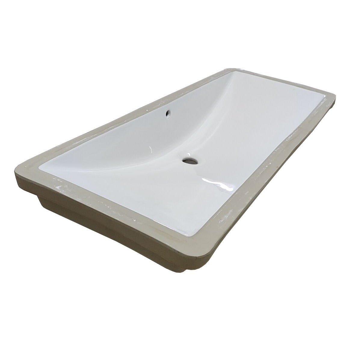 DAKOTA Dakota Plumbing Products US-3814W Undermount Vanity Sink White