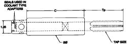 PARLEC Parlec 7716-3-062 Tapping Adapter Numertap 770