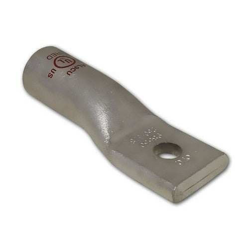 MORRIS PRODUCTS Morris Products 93046 Aluminum Long Barrel 1-Hole Compression Lug 2/0 AWG 1/2 inches Stud