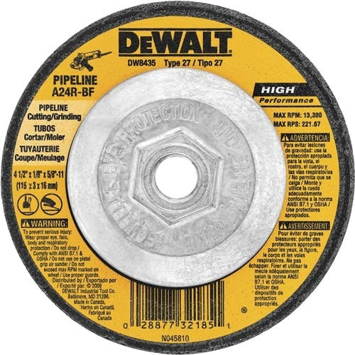 DEWALT DW8435 GRINDING & CUT OFF WHEELS