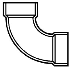 PVC DWV D304020 PVC FITTINGS