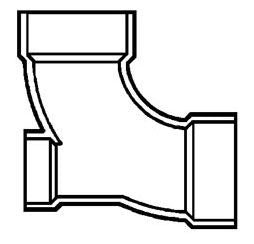PVC DWV D307338 PVC FITTINGS