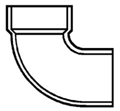 PVC DWV D302015 PVC FITTINGS