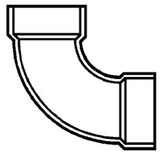 PVC DWV D304015 PVC FITTINGS