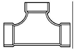 PVC DWV D448030 PVC FITTINGS