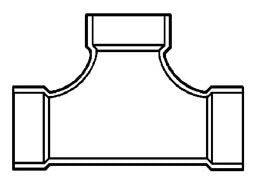 PVC DWV D448040 PVC FITTINGS