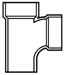 PVC DWV D403020 PVC FITTINGS