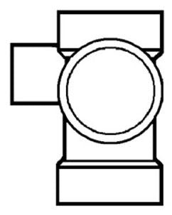 PVC DWV D416420 PVC FITTINGS