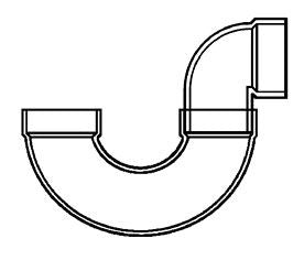 PVC DWV D708015 PVC FITTINGS